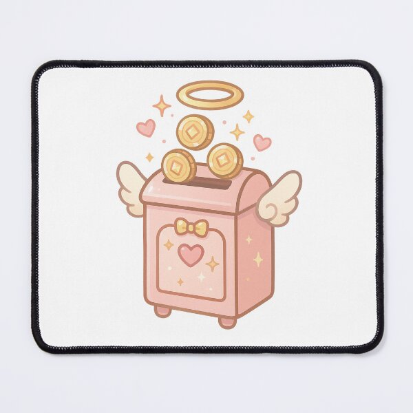 Item preview, Wish Deposit Slot Sticker | Money Sticker | Kawaii Bank Drop Box Charm designed and sold by HerDreamCodes.
