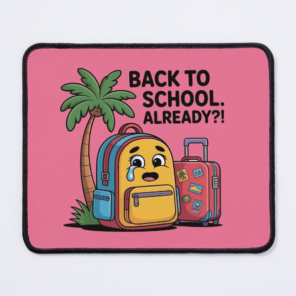 Item preview, Back to School Already?! – Funny Cartoon Backpack Design designed and sold by WikaKowalczyk.