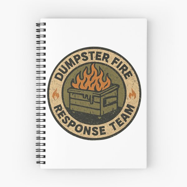 Item preview, Dumpster Fire Response Team Leader Department of Rubbish Recovery designed and sold by HumansStuck12.