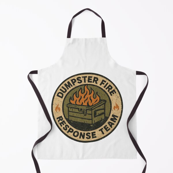 Item preview, Dumpster Fire Response Team Leader Department of Rubbish Recovery designed and sold by HumansStuck12.