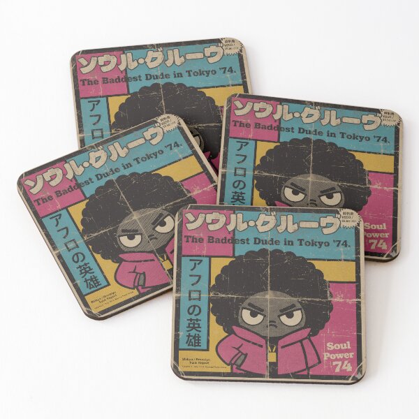 Item preview, The Baddest Dude in Tokyo '74 T-Shirt: Soul Funk Afro Japanese Aesthetic designed and sold by IAPICTURE.