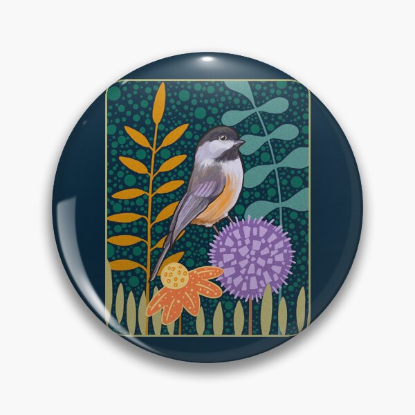 Item preview, Mid Century Modern Chickadee designed and sold by rorabeenie.
