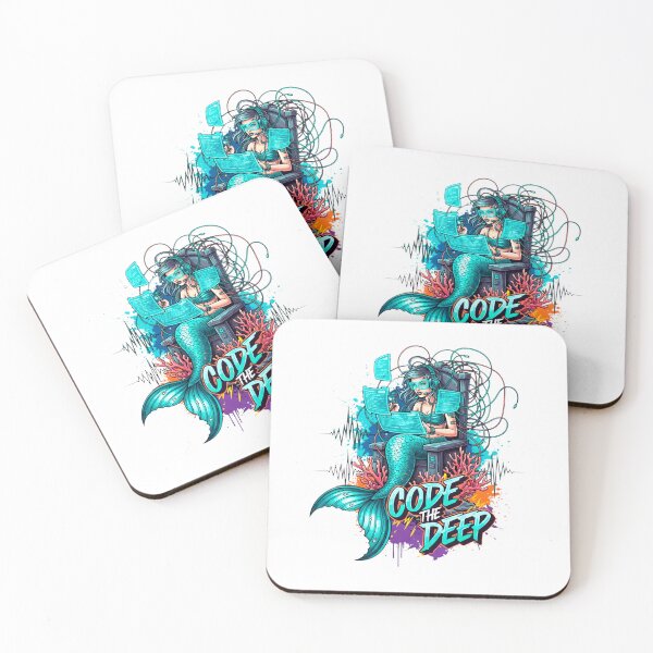 Item preview, Cyberpunk Mermaid Coding the Deep designed and sold by SholoStudio.