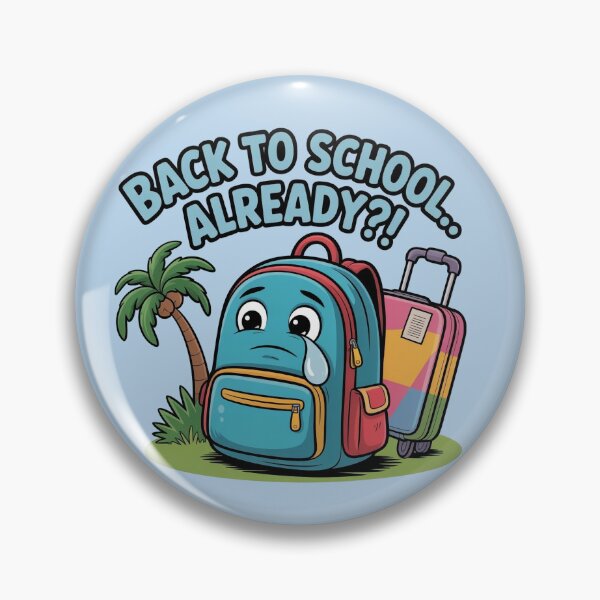 Item preview, Back to School Already?! – Funny Cartoon Backpack Design designed and sold by WikaKowalczyk.