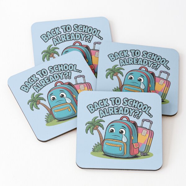 Item preview, Back to School Already?! – Funny Cartoon Backpack Design designed and sold by WikaKowalczyk.