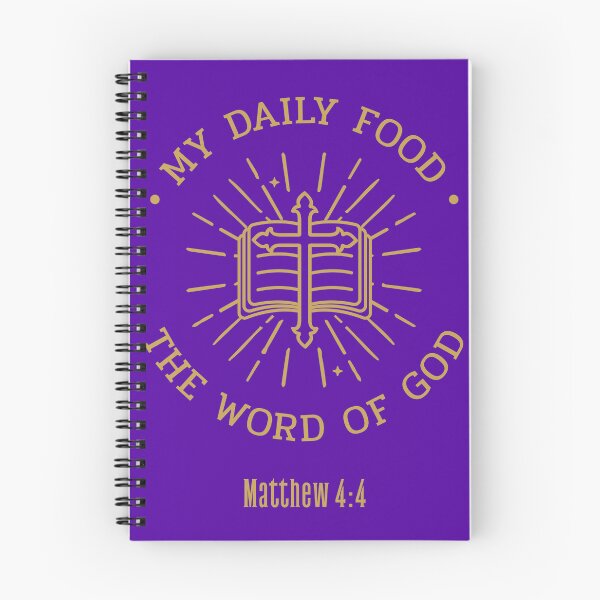 Item preview, My Daily Food | The Word Of God | Matthew 4:4  designed and sold by Mrs. Kizzy Gillis Heavenly-Merch.