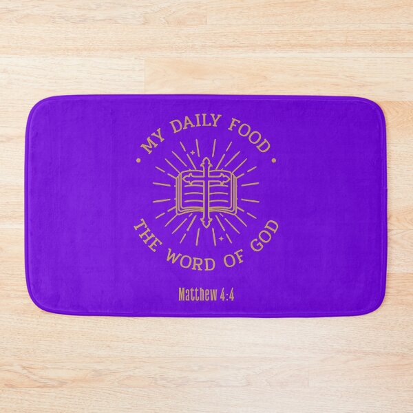 Item preview, My Daily Food | The Word Of God | Matthew 4:4  designed and sold by Mrs. Kizzy Gillis Heavenly-Merch.