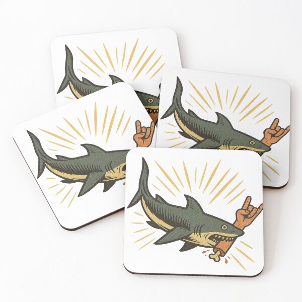 Item preview, Shark attack -Rock on! designed and sold by Llewynn1225.