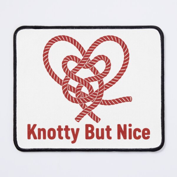 Item preview, Knotty But Nice – Twisted Heart Rope Design for Playful Souls designed and sold by Cloud-Riders.