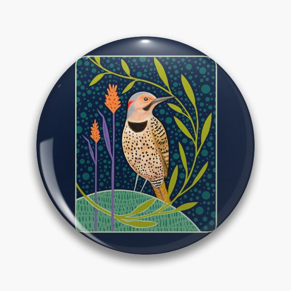 Item preview, Mid Century Modern Northern Flicker designed and sold by rorabeenie.