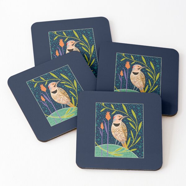 Item preview, Mid Century Modern Northern Flicker designed and sold by rorabeenie.