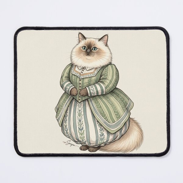 Item preview, Gentle Harmony — Birman Cat in a Victorian Dress designed and sold by Pasteltone.