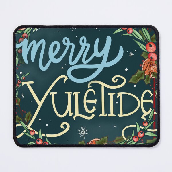 Item preview, Merry Yuletide – Pagan Winter Solstice Greeting Design designed and sold by Root2Realm.