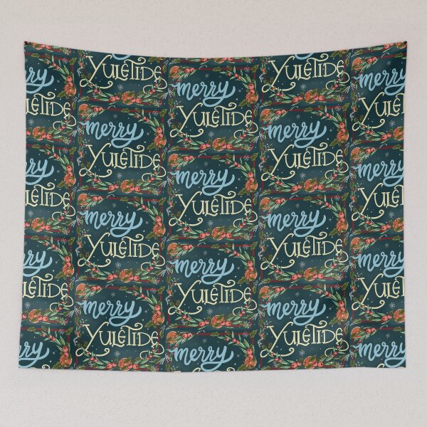 Item preview, Merry Yuletide – Pagan Winter Solstice Greeting Design designed and sold by Root2Realm.