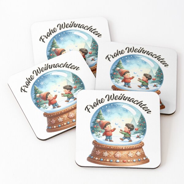 Item preview, Winter fun in a snow globe, snowball fight, Merry Christmas designed and sold by LiskoDesign.