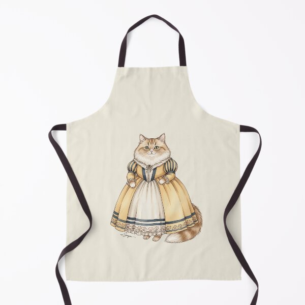 Item preview, Golden Muffin — Ragamuffin Cat in a Vintage Dress designed and sold by Pasteltone.