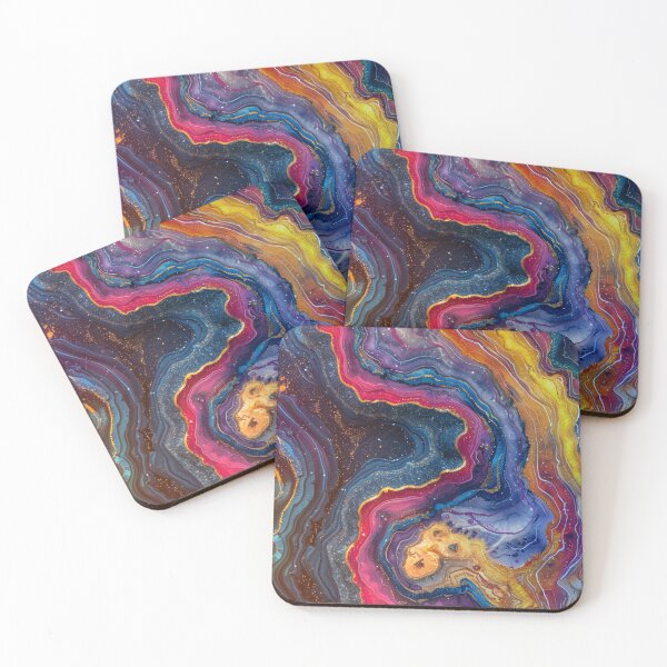Item preview, Cosmic Geode Swirl – Psychedelic Earth Layers designed and sold by weirdfishes123.