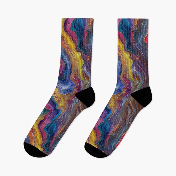 Item preview, Cosmic Geode Swirl – Psychedelic Earth Layers designed and sold by weirdfishes123.