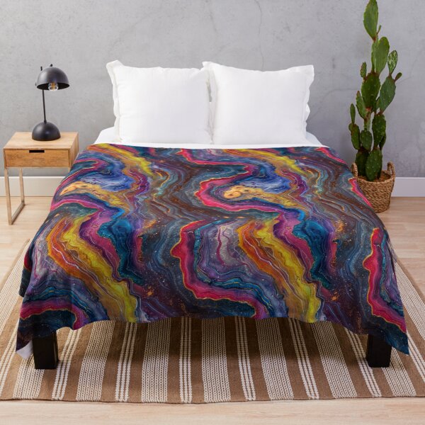 Item preview, Cosmic Geode Swirl – Psychedelic Earth Layers designed and sold by weirdfishes123.