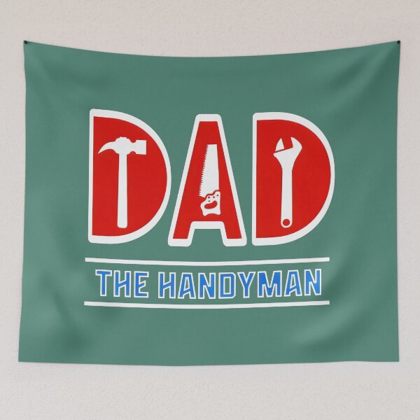 Item preview, Dad the handyman. designed and sold by MyHappyArtShop.