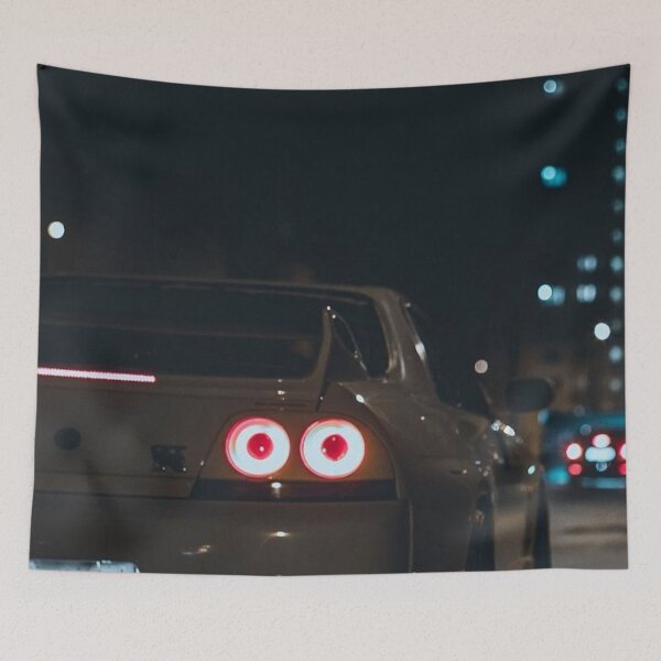 Item preview, Nissan Skyline GT-R R34 – JDM Performance Legend Poster designed and sold by Road To Track.