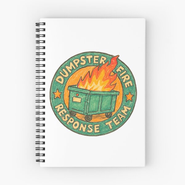 Item preview, Dumpster Fire Response Team Leader Sanitation Chaos Command Unit designed and sold by HumansStuck12.