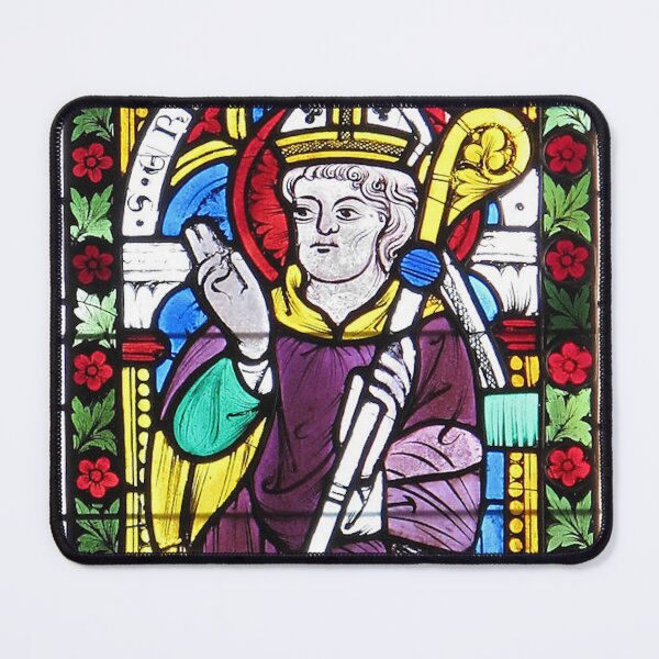 Item preview, Stained Glass Window of Saint Erhard designed and sold by AnimaliaStar.