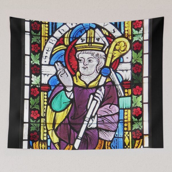 Item preview, Stained Glass Window of Saint Erhard designed and sold by AnimaliaStar.