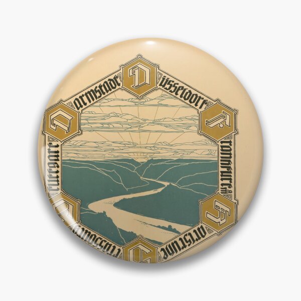 Item preview, Jugendstil Art Poster | 1904 Exhibition Print | Art Nouveau Style | Darmstadt Art Display | Historic German Art & Design designed and sold by artofuniverse.