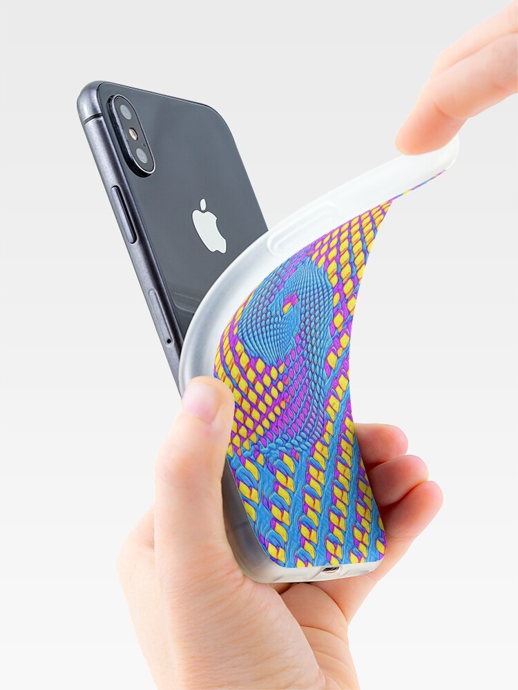 Alternate view of Cubism turbulence iPhone Case