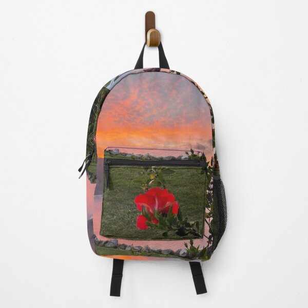 Item preview, Hibiscus Sunset Over the Ocean designed and sold by TrisaThyme.