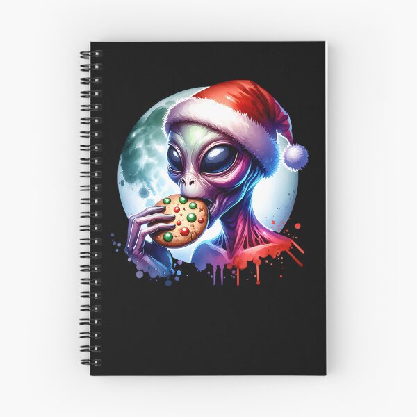 Artikelvorschau, Cooler Alien isst einen Weihnachtskeks entworfen und verkauft von ReneMM.