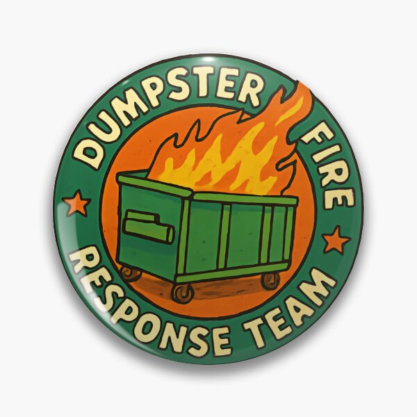 Item preview, Dumpster Fire Response Team Leader Rubbish Recovery and Containment Squad designed and sold by HumansStuck12.