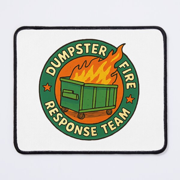 Item preview, Dumpster Fire Response Team Leader Rubbish Recovery and Containment Squad designed and sold by HumansStuck12.