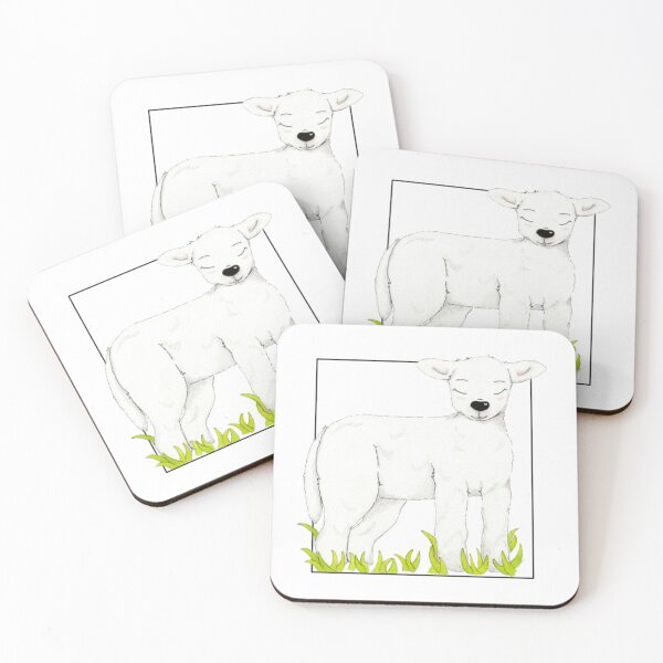 Item preview, Cute Watercolour Spring Lamb designed and sold by Apricus-Art.