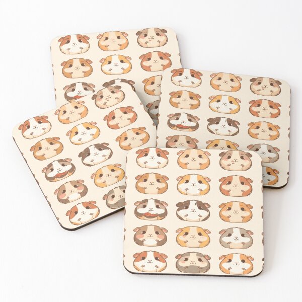 Item preview, Cute Guinea Pig Pattern – Adorable Cavy Illustration designed and sold by DreamistStore.