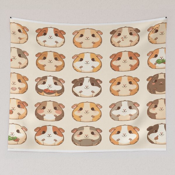 Item preview, Cute Guinea Pig Pattern – Adorable Cavy Illustration designed and sold by DreamistStore.