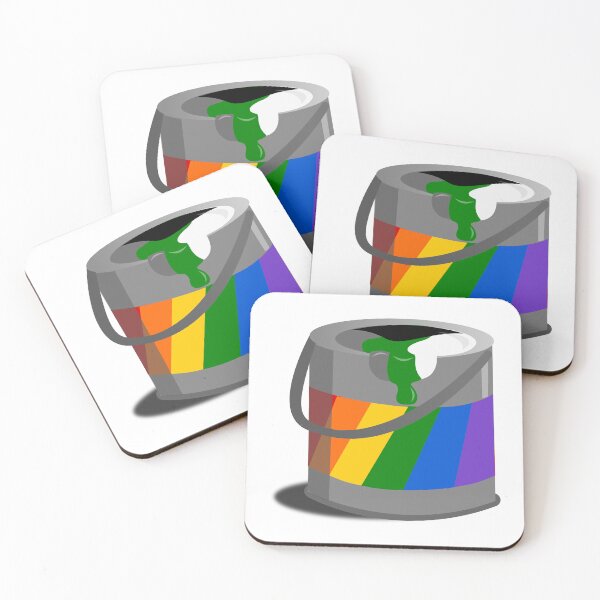 Item preview, Proud Paint Demiromantic Flag in a Bucket designed and sold by HarveyHandcraftsandDesigns.