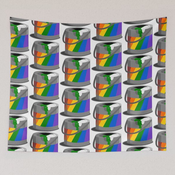 Item preview, Proud Paint Demiromantic Flag in a Bucket designed and sold by HarveyHandcraftsandDesigns.