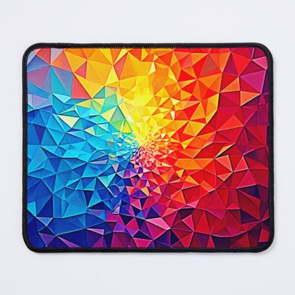Item preview, Prismatic Chaos Digital Grid Design designed and sold by Health And Fitness Posts e-Store.