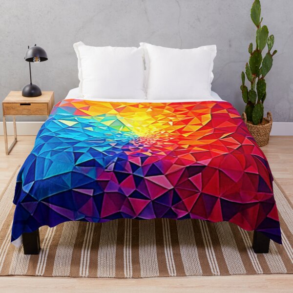 Item preview, Prismatic Chaos Digital Grid Design designed and sold by Health And Fitness Posts e-Store.