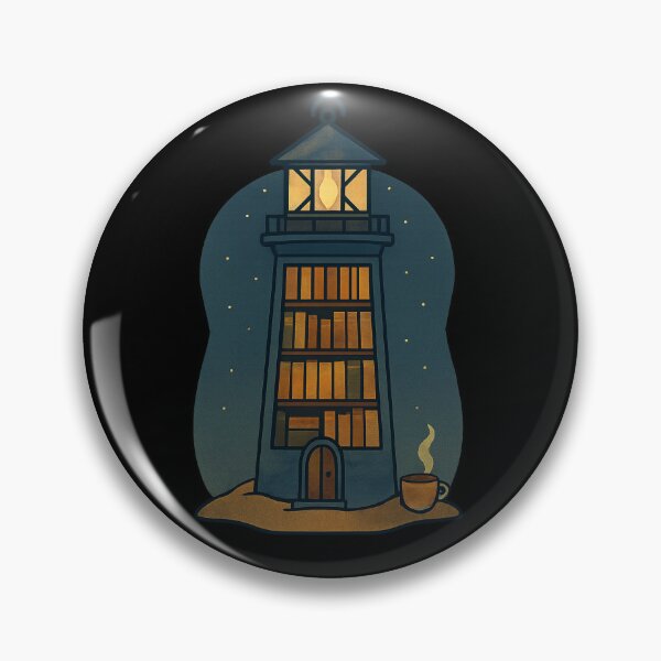 Item preview, Lighthouse Library Night designed and sold by Lunarifinds .