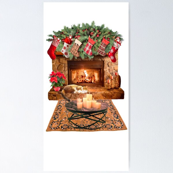 Item preview, Cozy Fireplace designed and sold by DigitalShoppeIL.