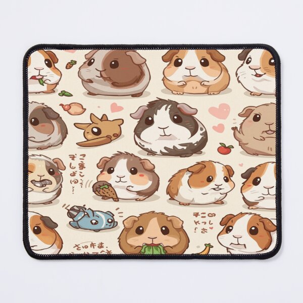 Item preview, Adorable Guinea Pig Characters – Kawaii Cavy Collection designed and sold by DreamistStore.