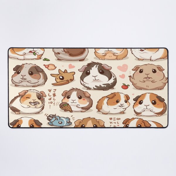 Item preview, Adorable Guinea Pig Characters – Kawaii Cavy Collection designed and sold by DreamistStore.