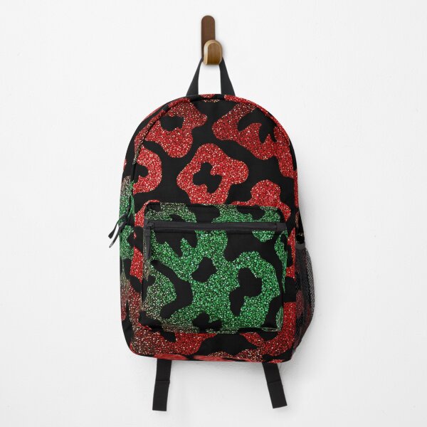Item preview, Red leopard with green flitter flames ombre designed and sold by Brendon987.