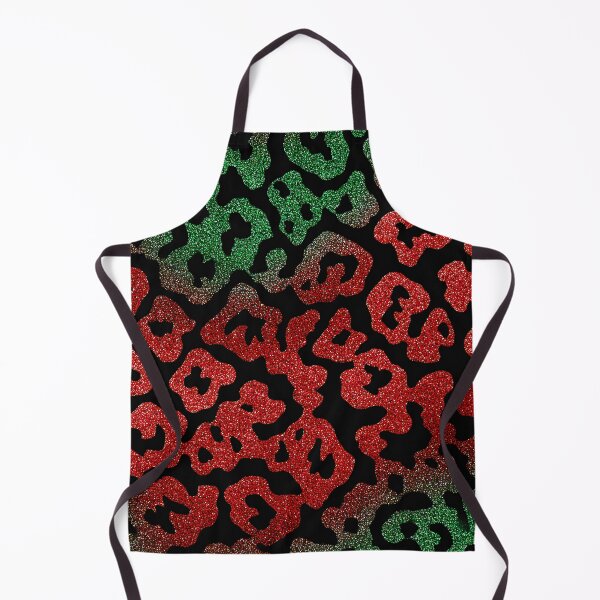 Item preview, Red leopard with green flitter flames ombre designed and sold by Brendon987.