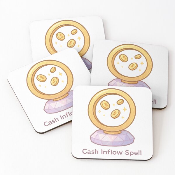 Item preview, Fairy Money Portal Sticker | Money Sticker | Kawaii Wealth Portal designed and sold by HerDreamCodes.