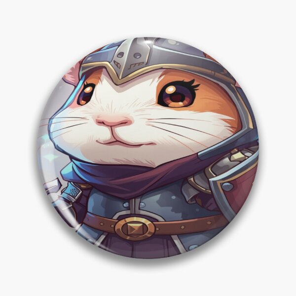 Artikelvorschau, Meerschweinchen-Ritter – Ein liebenswerter Krieger des Lichts entworfen und verkauft von DreamistStore.