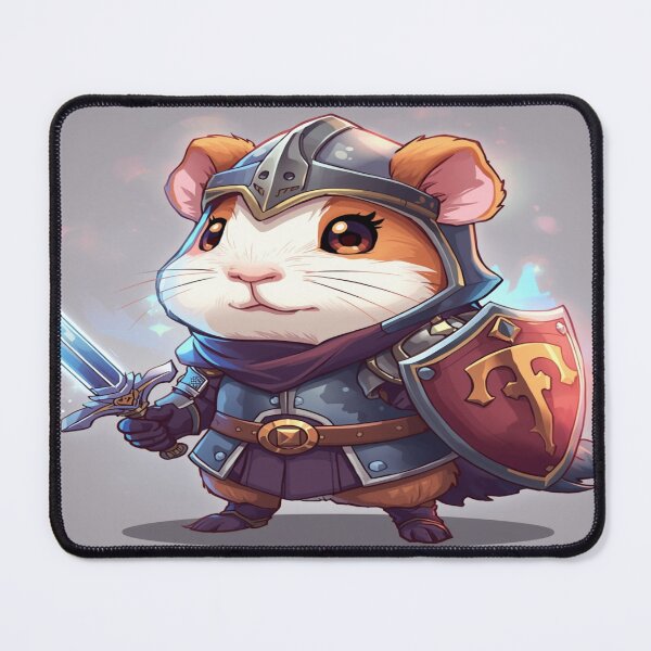 Item preview, Guinea Pig Knight – Adorable Warrior of Light designed and sold by DreamistStore.